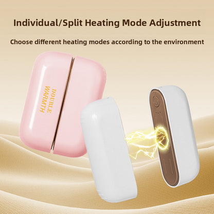 Magnetic heating hand warmer